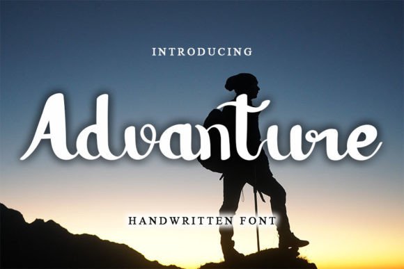 Advanture: A Delicate Handwritten Typeface for Editorial Design
