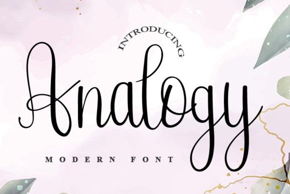 Analogy Font for Modern Web Design