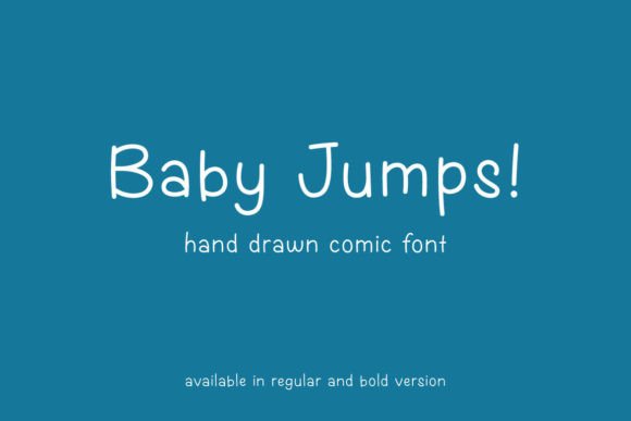 Baby Jumps Font for Playful Web Design