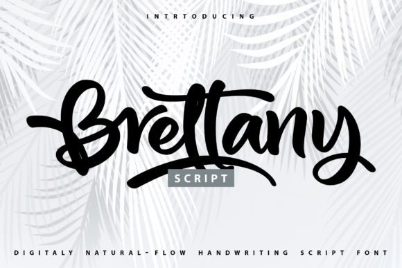 Brettany: A Flowing Script Handwritten Font for Branding