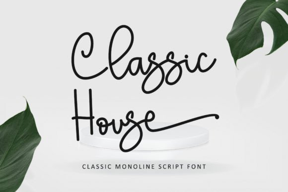 Classic House Font for Elegant Editorial Design