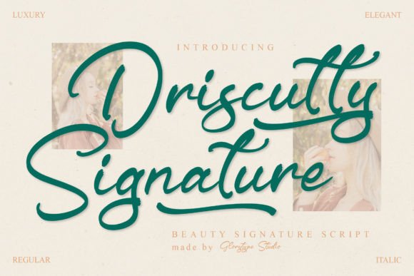 Driscutty: A Signature Font for Editorial Design