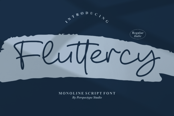 Fluttercy: The Sweet Cursive Font for Campaigns