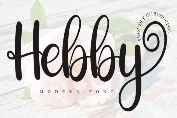 Hebby: The Elegant Script Font for Digital Design