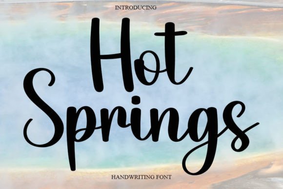 Hot Springs: A Premium Script Handwritten Font for Editorial Design