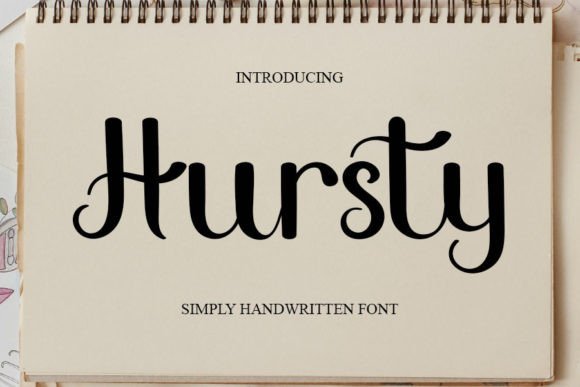 Hursty Font Review: A Colorful Script for Elegant Branding
