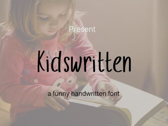 Kidswritten: A Playful Script Font for Editorial Design