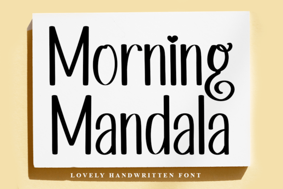 Morning Mandala Font Review: Elegant Script for Designers