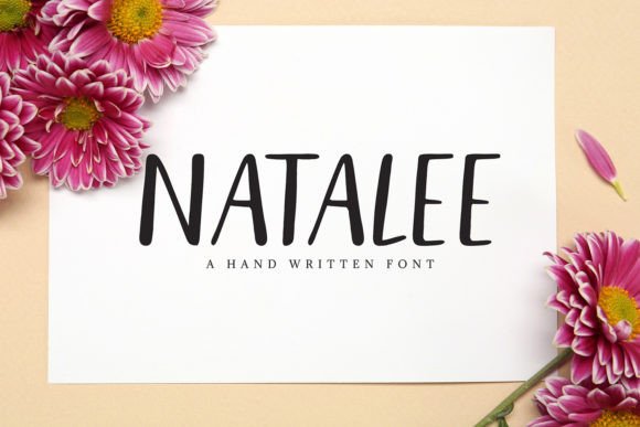 Natalee: A Handwritten Font for Bold Branding