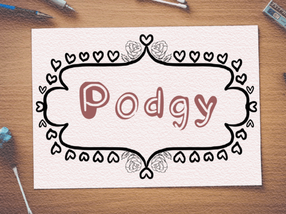 Podgy Font Review: A Whimsical Script for Designers