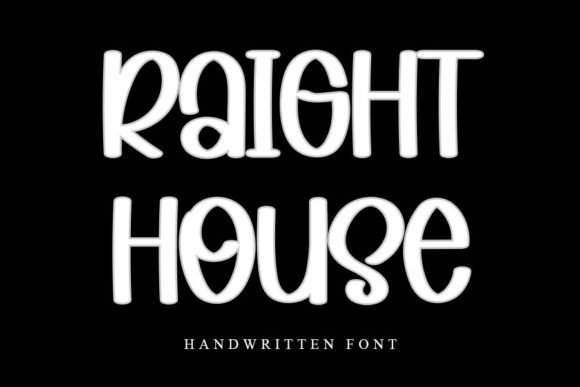 Raight House: A Premium Script Handwritten Font for Modern Campaigns