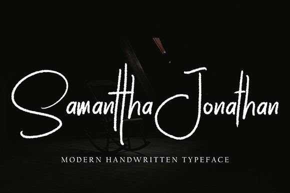Samanttha Jonathan Font for Crafters