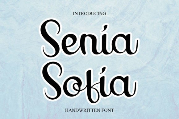 Senia Sofia Font for Bold Campaign Visuals