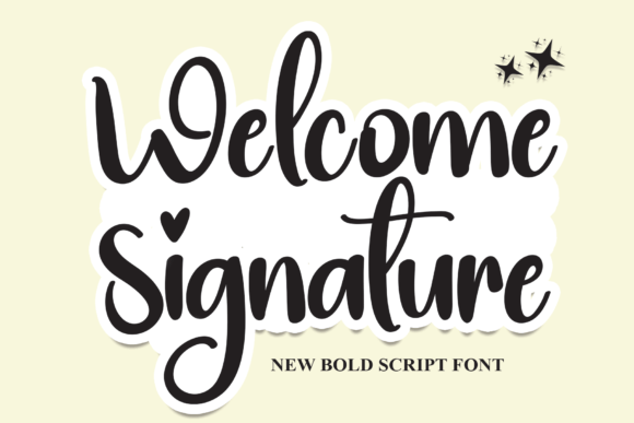 Welcome Signature Font for High-Impact Campaigns
