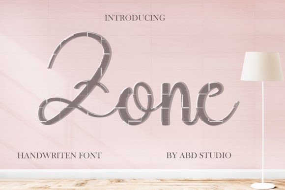 Zone: A Handwritten Font for Crafters